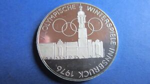 Österreich Silber 100 Schillinge 1976 Olympiade II ANK 84 (Hall) in PP offen