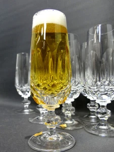 12 x Biertulpe Kristallglas Nachtmann Serie "Alexandra" H. 19,0 cm 230 ml - Picture 1 of 12