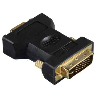 Hama VGA-DVI-Adapter, DVI-Stecker - VGA-Kupplung, vergoldet, geschirmt 00045073 - Bild 1 von 4