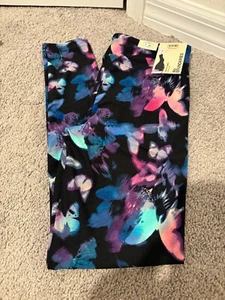Leggings No Boundaries vita alta lunghezza caviglia multi farfalla sfocata taglia S/M - Foto 1 di 4