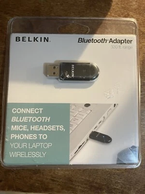 Belkin Wireless Bluetooth USB Dongle Adapter - 330 ft New - Image 1 of 2