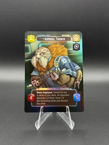 Star Wars Unlimited JTL - Admiral Trench - Showcase Foil - 1010 - Rare - NM - Picture 1 of 2