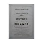 Mozart W A Vier Sonaten Piano 4 Hand  Ca1850