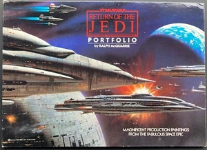 Star Wars Return of the Jedi Ralph McQuarrie Portfolio 1983 Exc Cond. 1983 - Picture 1 of 8