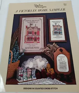 Debra Designs A Victorian Home Sampler Counted Cross Stitch Pattern Craft - Picture 1 of 5