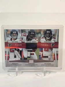 2009 Absolute Team Trios Matt Ryan Michael Turner Roddy White #7 Patch 25/25 - Bild 1 von 4