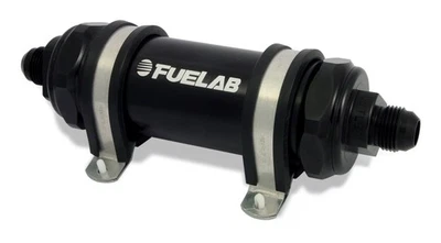 FUELAB 82821-1 In-Line Fuel Filter – 6 Micron Micro-Fiberglass Element – 10A - Image 1 of 3