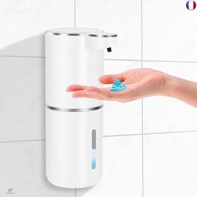 Distributeur de Savon Automatique, 380ml Distributeur Savon Cuisine, USB - Photo 1/4