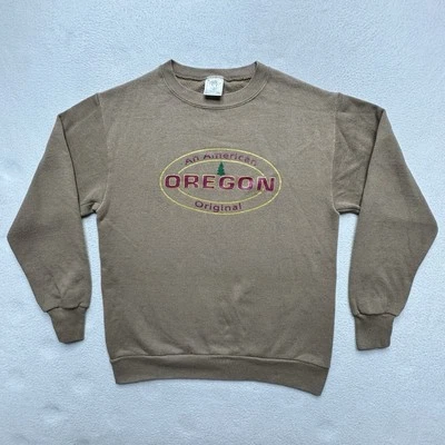 Vintage 90's Oregon Nature Crewneck Sweater Size Medium Classic Design 🏞️ - Image 1 of 4