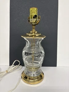 Waterford Kristall Messing Ring of Kerry 13" Tischlampe - Bild 1 von 4