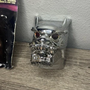 VTG Dragon Hitch Cover Brake Light LED Eyes Chrome Plated Receiver New Open Box - Picture 1 of 9