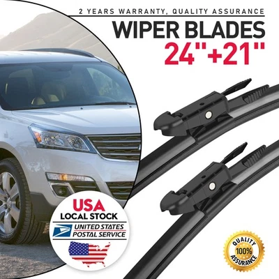24''+21'' Wiper Windshield Rain Blade For 2006-2011 Buick Lucerne 3.8/3.9/4.6L - Image 1 of 4