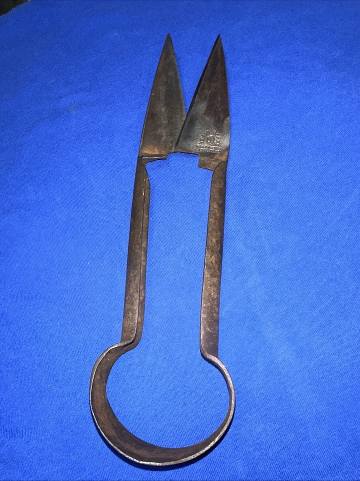 Antique Vintage Primative Hand Shears Sheep Goat Farm Tool Henry Boker Rare!! - Image 1 of 4