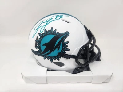 Minicasco firmado por Jason Taylor de los Miami Dolphins Lunar Eclipse certificado de autenticidad BAS BUF Foto 1 de 3