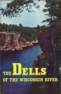 Folleto de viaje vintage libro The Dells of the Wisconsin River 1945 - Imagen 1 de 19