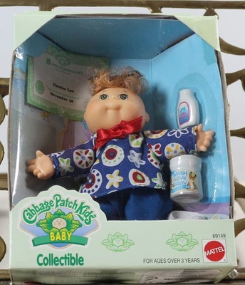 Винтажная детская кукла 1995 Mattel Cabbage Patch коллекционная 5 дюймов Cherice Lee - Изображение 1 из 2