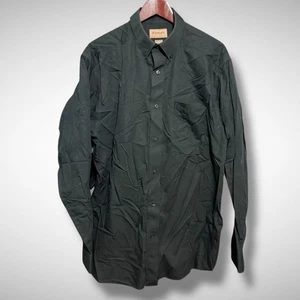 Ariat Hemd Herren Large Einfarbig Schwarz Langarm Button Down Western Cowboy  - Bild 1 von 8