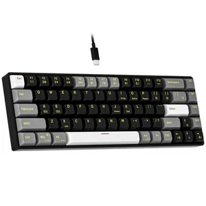 GM681 Mechanical Keyboard,68 Keys Compact USB 60% Custom LED Backlit Hot Swap... - Picture 1 of 7