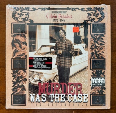 Murder Was The Case Soundtrack (1994) 2x LP Vinyl - Shrink wrap, Orig Press, EX - Image 1 of 4
