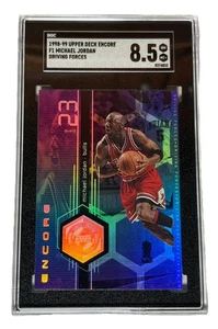 1998-99 Upper Deck Encore #F1 Michael Jordan Driving Forces Card SGC 8.5 - Picture 1 of 3