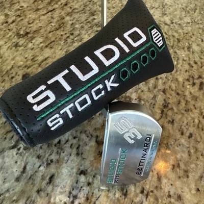 NEW! Bettinardi 2023 STUDIO STOCK 35 303SS Putter 34" RH 7194 + Headcover - Image 1 of 4