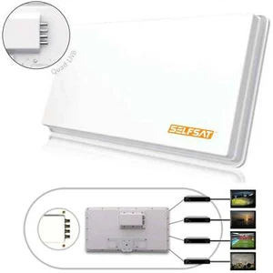 Senna plana Selfsat H30D4 Quad para 4 participantes HDTV y 4K UHD apta - Imagen 1 de 7