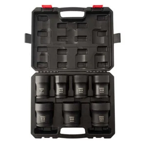 Sunex Tools 4667 7-tlg. 3/4 Zoll Antrieb LKW Ritzel Kontermutter Schlagschrauber Steckschlüsselsatz - Bild 1 von 1