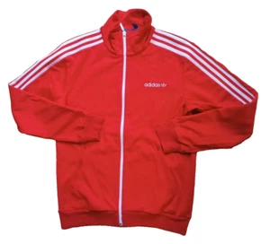 Adidas Originals Beckenbauer Vintage Retro Jacke Track Jacket rot weiß S - Bild 1 von 4