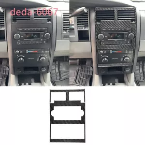 Cubierta del panel del interruptor de CD de CA para consola central de carbono para Dodge Durango 2004-2009 - Imagen 1 de 12