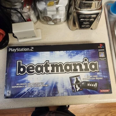 Beatmania with DJ Controller PlayStation 2 PS2 Konami brand new sealed htf oop  - Image 1 of 4