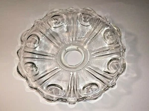 alte Kristall Lüsterschale Louis XV , 4 Bohrungen Kronleuchter Lüster - Bild 1 von 2