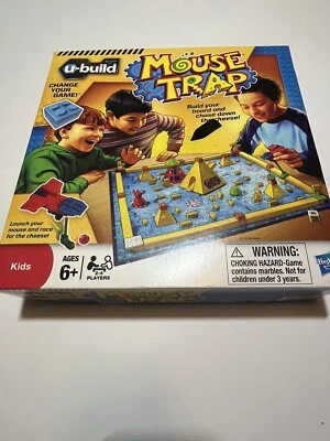 Hasbro U-build 2010  Mouse Trap Board Game. Milton Bradley. Used/Strategy - Image 1 of 4