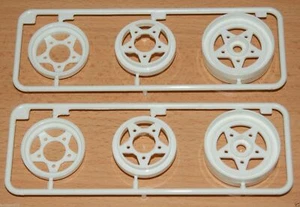 Tamiya Sand Scorcher/Frog/Grasshopper/Hornet, 0555066/10555066 Front Wheels - Picture 1 of 1
