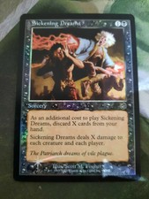 Magic the Gathering MTG - 1 x Sickening Dreams FOIL - Torment - Ex