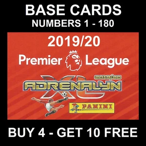 PANINI PREMIER LEAGUE ADRENALYN XL 2019/20 BASE CARD/S 1-180 2019/2020 - Picture 1 of 181