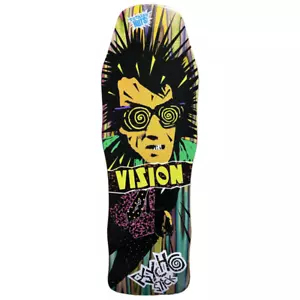 RARO Oficial Vision Psycho Stick Tabla de Skate Surtido Remolino Limitado Blem - Imagen 1 de 7