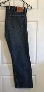 Levis 505 Herren 42x32 Regular Fit Medium Wash Blau Denim Jeans 5 Pocket - Bild 1 von 8