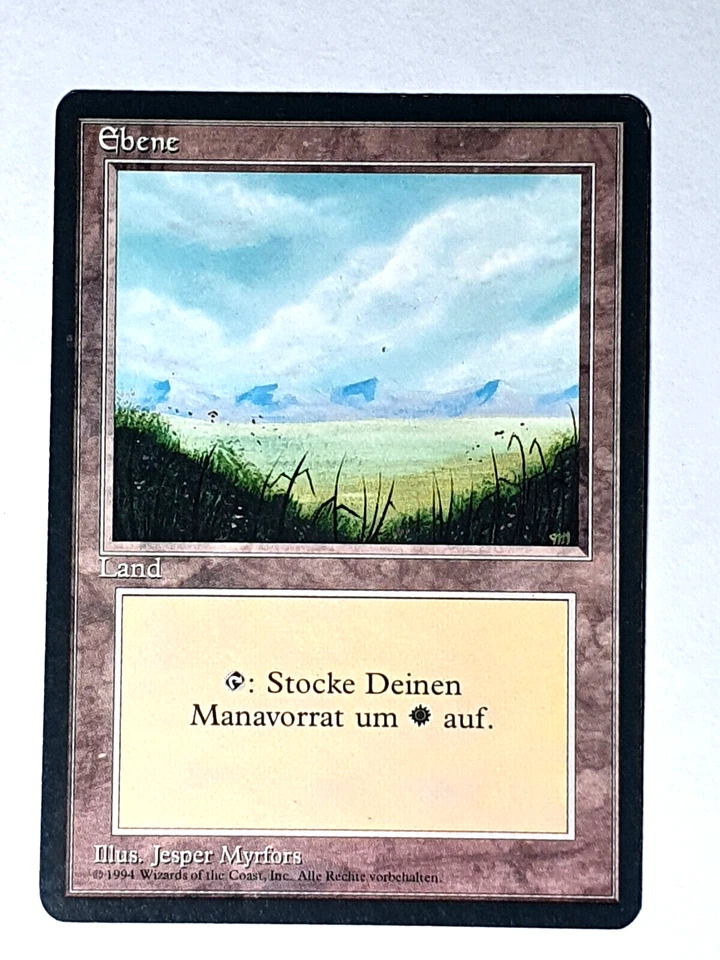 plains / Ebene  (V.1)  - FBB Foreign Black Bordered DE  Mtg Magic - Image 1 of 1