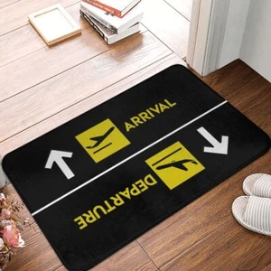 Home Entrance Door Mat Arrivals Departures Doormat Footpad Cushion Bath Mat - Picture 1 of 3