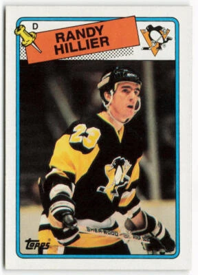1988-89 Randy Hillier Topps - Pittsburgh Penguins - Image 1 of 2