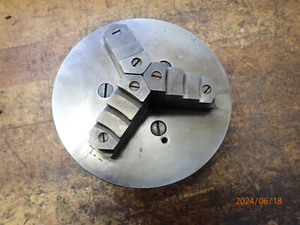 VINTAGE SKINNER 604; 3 JAW COMBINATION METAL LATHE CHUCK - Picture 1 of 16