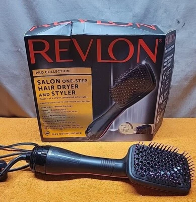 L•2017 Revlon Pro Collection Salon One-Step Hair Dryer and Styler, Black - Image 1 of 4