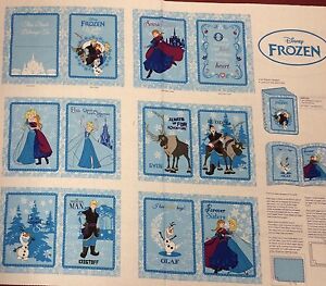 Disney - Frozen - Book / Quilt Panel - 'Anna's Friends' 100% Cotton 