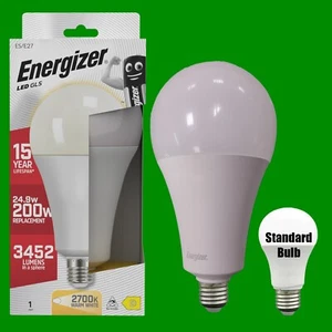1x 24.9W (=200W) Energizer Large 110mm GLS ES E27 LED Light Bulb Lamp 2700K - Picture 1 of 3