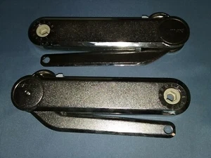 2  Hafele Maxi Arm Hinge White Nickel Chest Lid Cabinet Wood Aluminum 7.75 12.75 - Picture 1 of 5