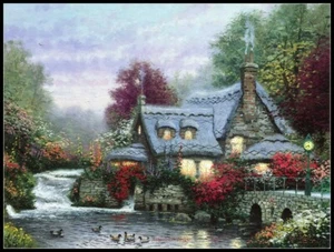 Miller's Cottage-Chart Needlework Crafts DIY Counted Cross Stitch Chart - Bild 1 von 2