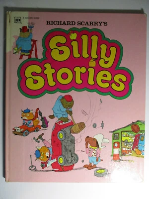 Richard Scarry's Silly Stories, A Big Golden Book, 1st Printing, 1973 Foto 1 de 4