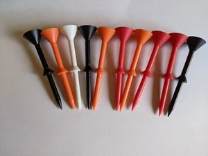 Martini Like Step-Up Golf Tees 3 1/4''- Virtually Unbreakable. Lot Of (10) Tees. - Picture 1 of 3