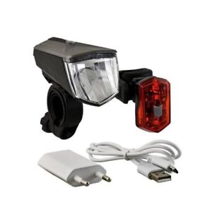 Büchel LED Beleuchtungs-Set Lichtstärke: 80/40/15 Lux Fahrradlicht Fahrradlampe