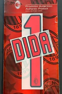 DIDA MILAN NOME+NUMERO UFFICIALE AWAY 2004-2007 Stilscreen - Foto 1 di 2